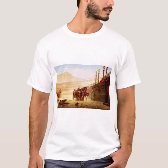 Camiseta Ave César de Jean-Léon Gérôme (Frente)