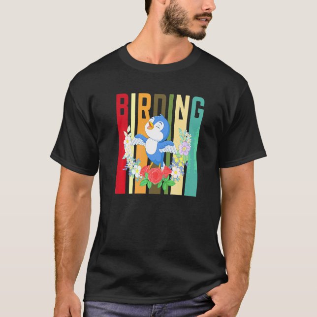 Camiseta Ave de Aves Observando (Frente)