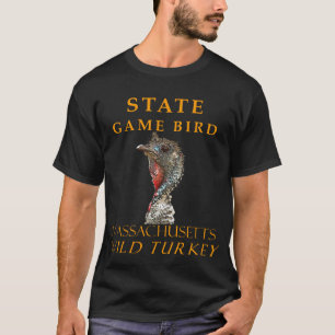 Camiseta Ave de caça peculiar do território de Massachusett