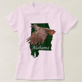 Camiseta Ave do estado do Alabama