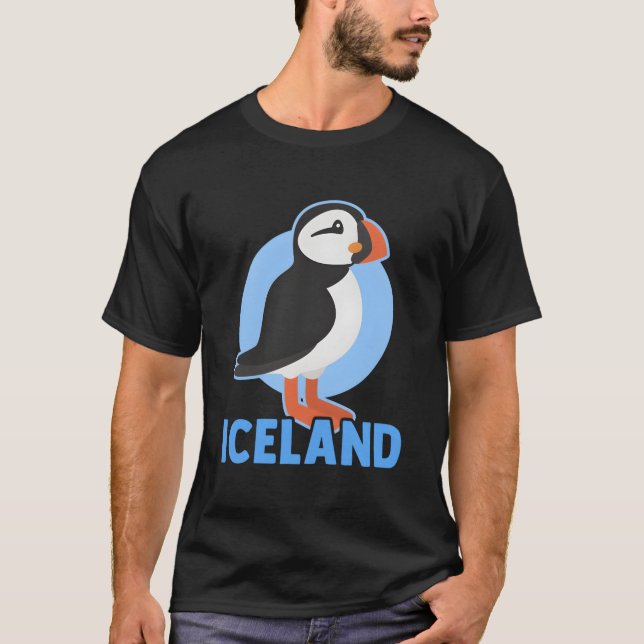 Camiseta Ave Fraternos da Islândia Animal (Frente)