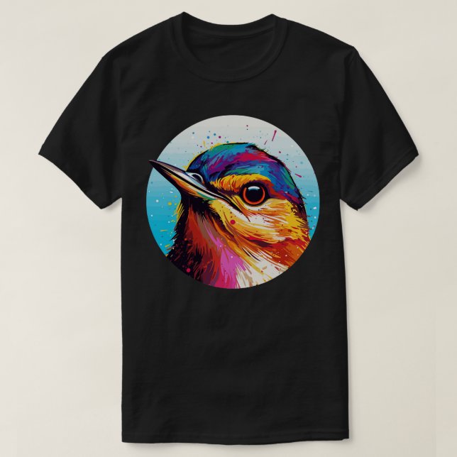 Camiseta ave macabra 10 (Frente do Design)