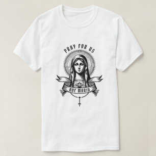 Camiseta Ave Maria reze por nós