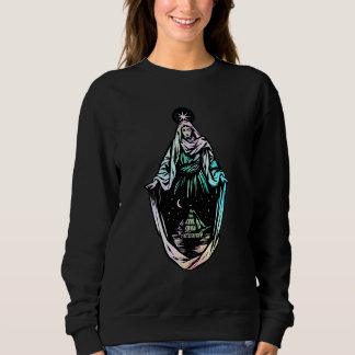 Camiseta Ave Maris Stella Senhora Mãe Abençoada Maria Latim