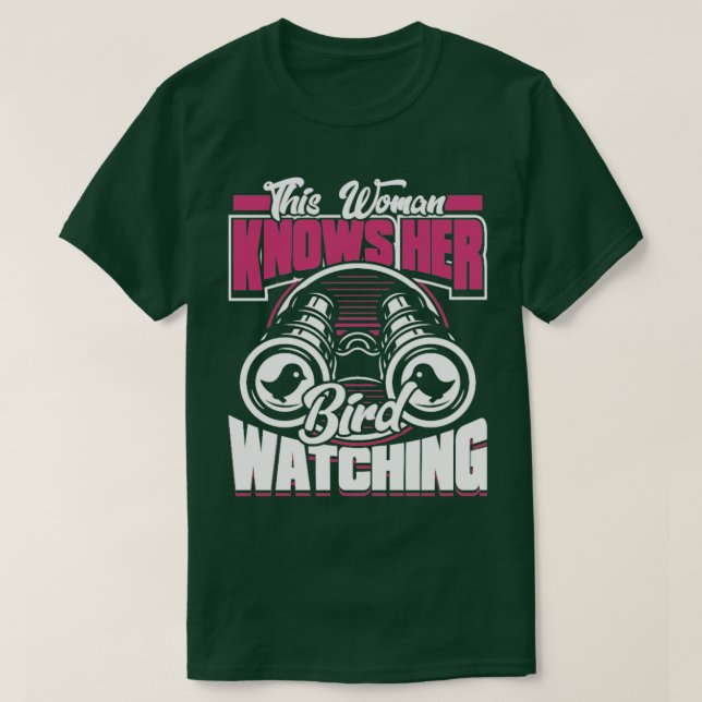 Camiseta Ave Observando Ornitólogo Bird Watcher Birder 1 (Frente do Design)