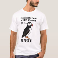 Ave Puffin Ave Marinha Engraçada