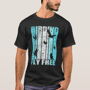 Camiseta Ave-Trabalho de arte de-Voo Livre de Aves
