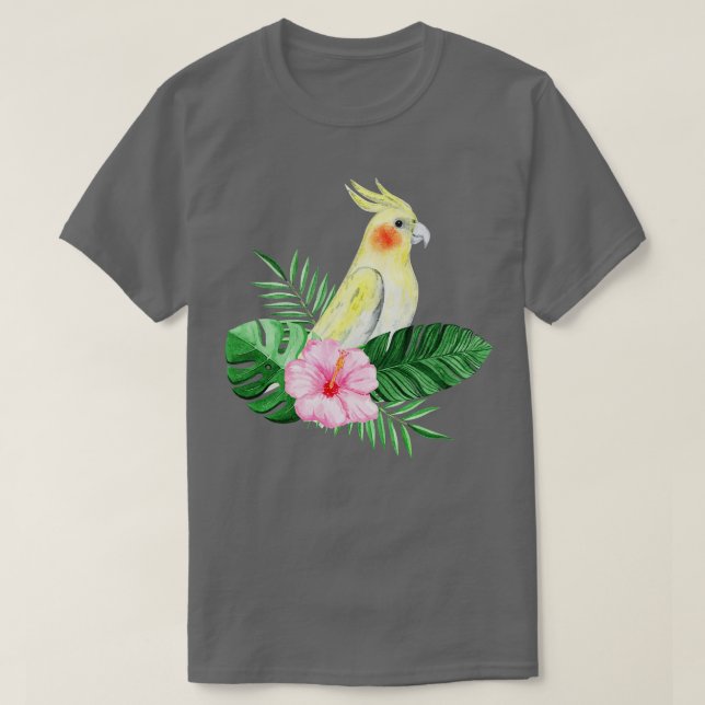 Camiseta ave tropical (Frente do Design)