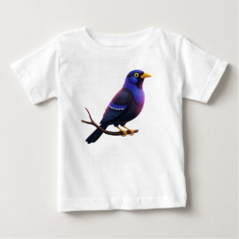 Camiseta Ave Tropical em um Galho