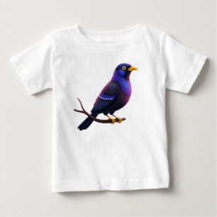 Camiseta Ave Tropical em um Galho