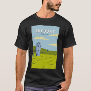 Camiseta Avebury England Viagem Art Vintage