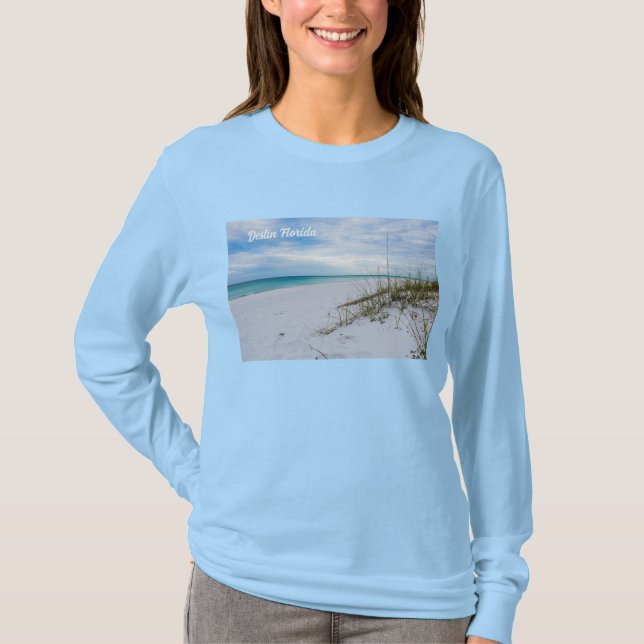 Camiseta Aveia-Do-Mar E Areia-Branca, Praga, Manhã Longa (Frente)