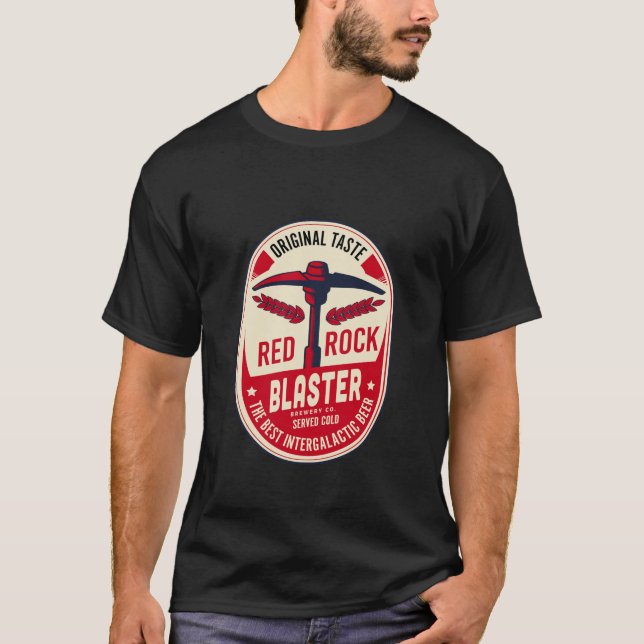 Camiseta Aveia Galáctica Red Rock Blaster (Frente)