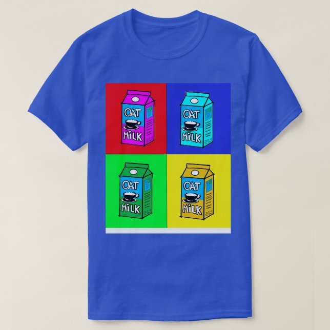 Camiseta aveia vegana PopArt (Frente do Design)