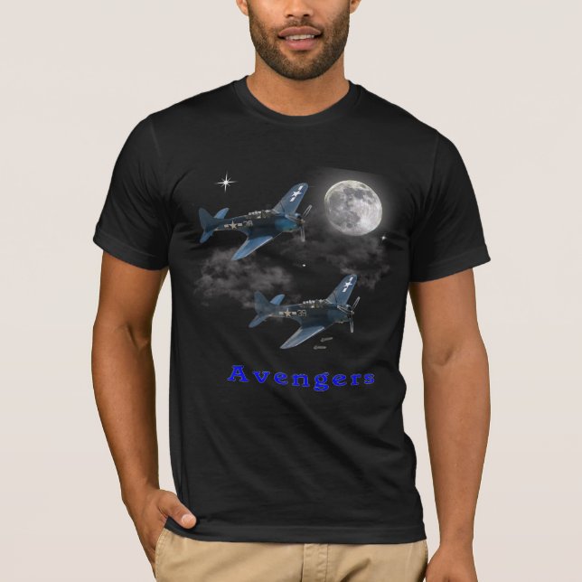 Camiseta Avengers Bombardeio em Piqué (Frente)