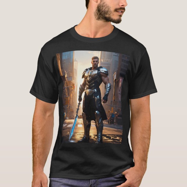 Camiseta Avengers se unem: Epic City Defense (Frente)