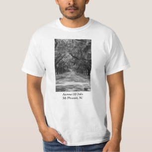 Camiseta Avenida De Oaks Escala De Cinza