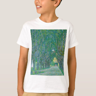 Camiseta Avenida na pintura do Parque por Gustav Klimt