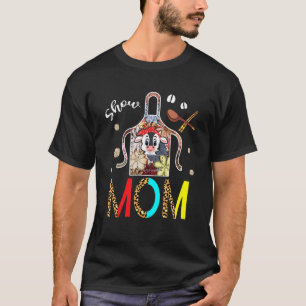 Camiseta Avental Floral Vaca Leopardo Cozinheira Agricultor