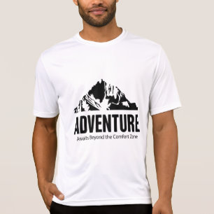 Camiseta Aventura aguarda além da zona de conforto
