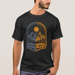 Camiseta Aventura Aguarda Aventura Camping