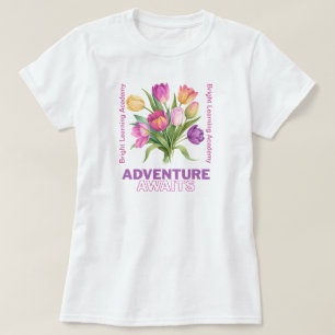 Camiseta Aventura Aguarda Professora De Espírito Escolar