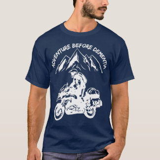 Camiseta Aventura Antes Da Demência Engraçada Adventure Mon