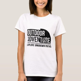 Camiseta Aventura ao Ar Livre – Explore Caminhos Desconheci