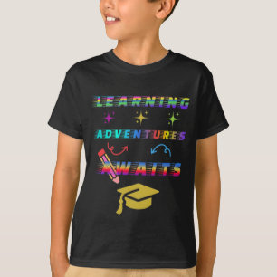 Camiseta Aventura Aprendendo Aguarda, Primeiro Dia da Escol