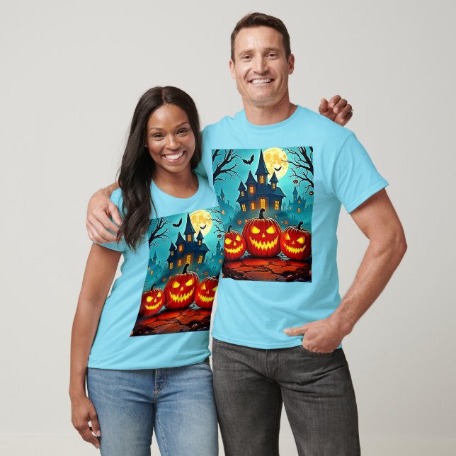 Camiseta Aventura Assustadora em Casa Assombrada (Unissex)
