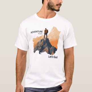 Camiseta Aventura, Aventura Aguarda, Vamos!