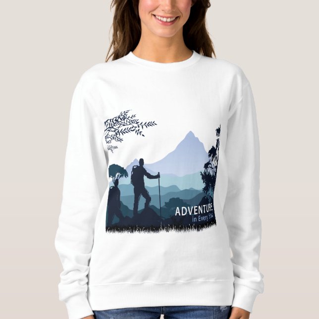 Camiseta Aventura, Aventura em Cada Passo (Frente)