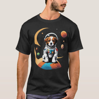 Camiseta Aventura Canina Interestelar: Cão Astronauta