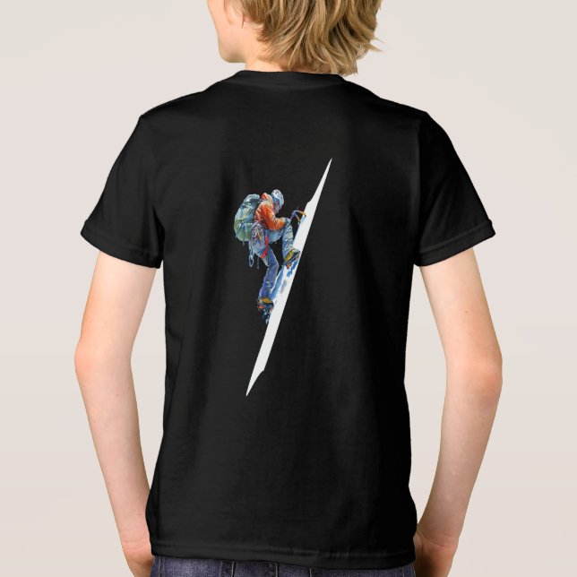 Camiseta Aventura climática de gelo extremo (Verso)