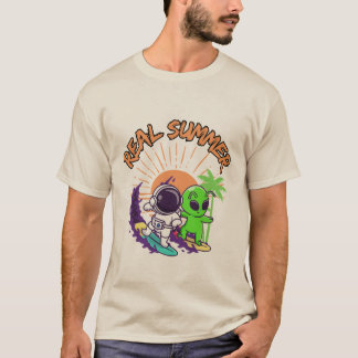 Camiseta Aventura Cósmica de Verão