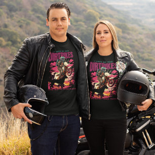 Camiseta Aventura da mãe de pai de motociclista