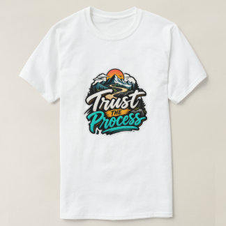 Camiseta Aventura da Montanha da Confiança no Processo Moti