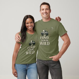 Camiseta Aventura de Acampamento Selvagem Retro