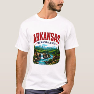 Camiseta Aventura de Beleza Natural de Arkansas