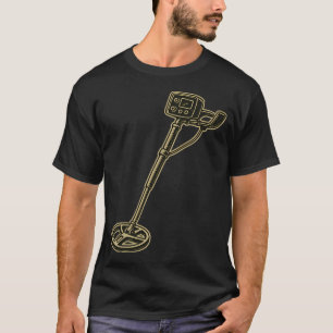Camiseta Aventura de Caça ao Tesouro com Detector de Metal