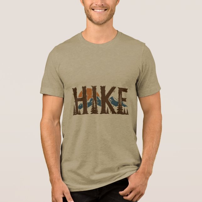 Camiseta Aventura de caminhada  (Frente)