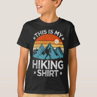 Camiseta Aventura de caminhada na montanha Vintage Este é o