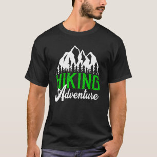 Camiseta Aventura De Caminho Para Homens E Mulheres Em Mont