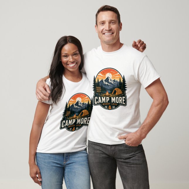 Camiseta Aventura de Camping (Unissex)