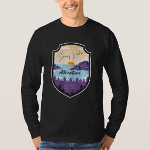 Camiseta Aventura de escalada de montanha de acampamento fe