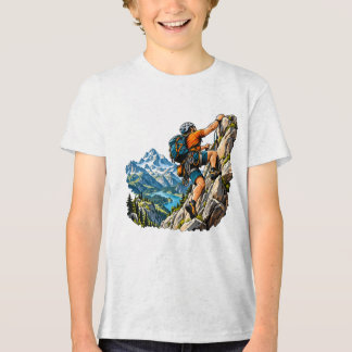Camiseta Aventura de escalada em rocha para alpinistas