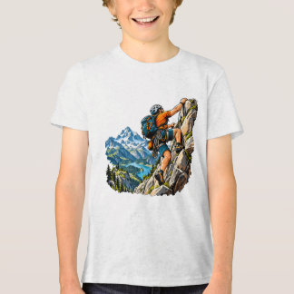 Camiseta Aventura de escalada em rocha para escaladores de