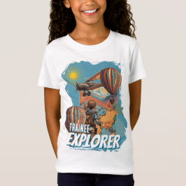 Camiseta Aventura de Garota Exploradora em Treinamento
