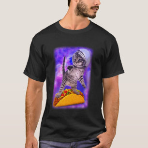 Camiseta Aventura de Gatos Espaciais Tacos Voadores da Galá