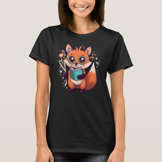 Camiseta Aventura de Leitura da Foxy (Frente)